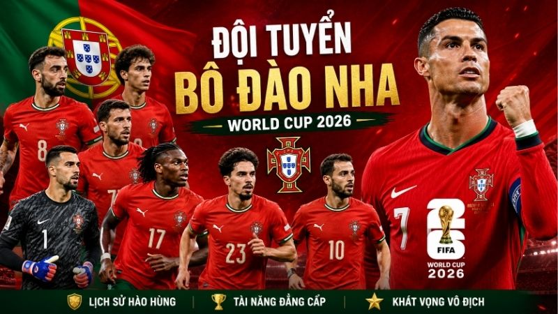 Đội Tuyển Bồ Đào Nha World Cup 2026 – Kỷ Nguyên Ronaldo Kết Thúc?