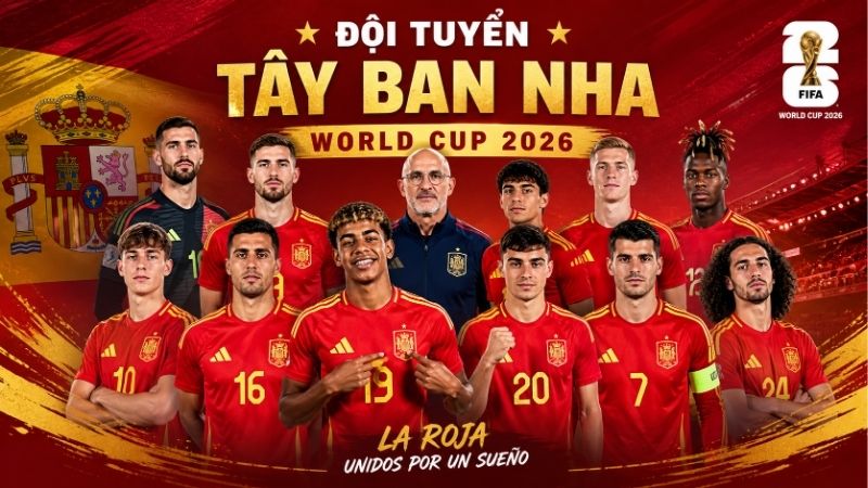 Danh Sách Đội Tuyển Tây Ban Nha World Cup 2026