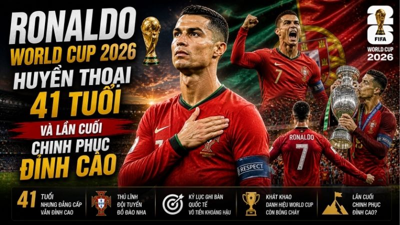 Ronaldo World Cup 2026: Huyền Thoại 41 Tuổi Và Lần Cuối Chinh Phục Đỉnh Cao