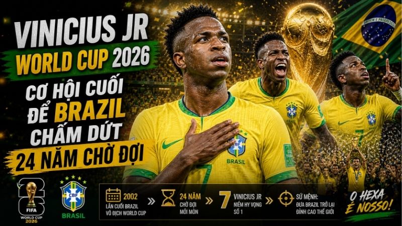 Vinicius Jr – Ngọn Lửa Samba Tại Real Madrid
