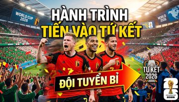 Hành trình tiến vào tứ kết của đội tuyển Bỉ